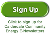 Calderdale Community Energy newsletter signup